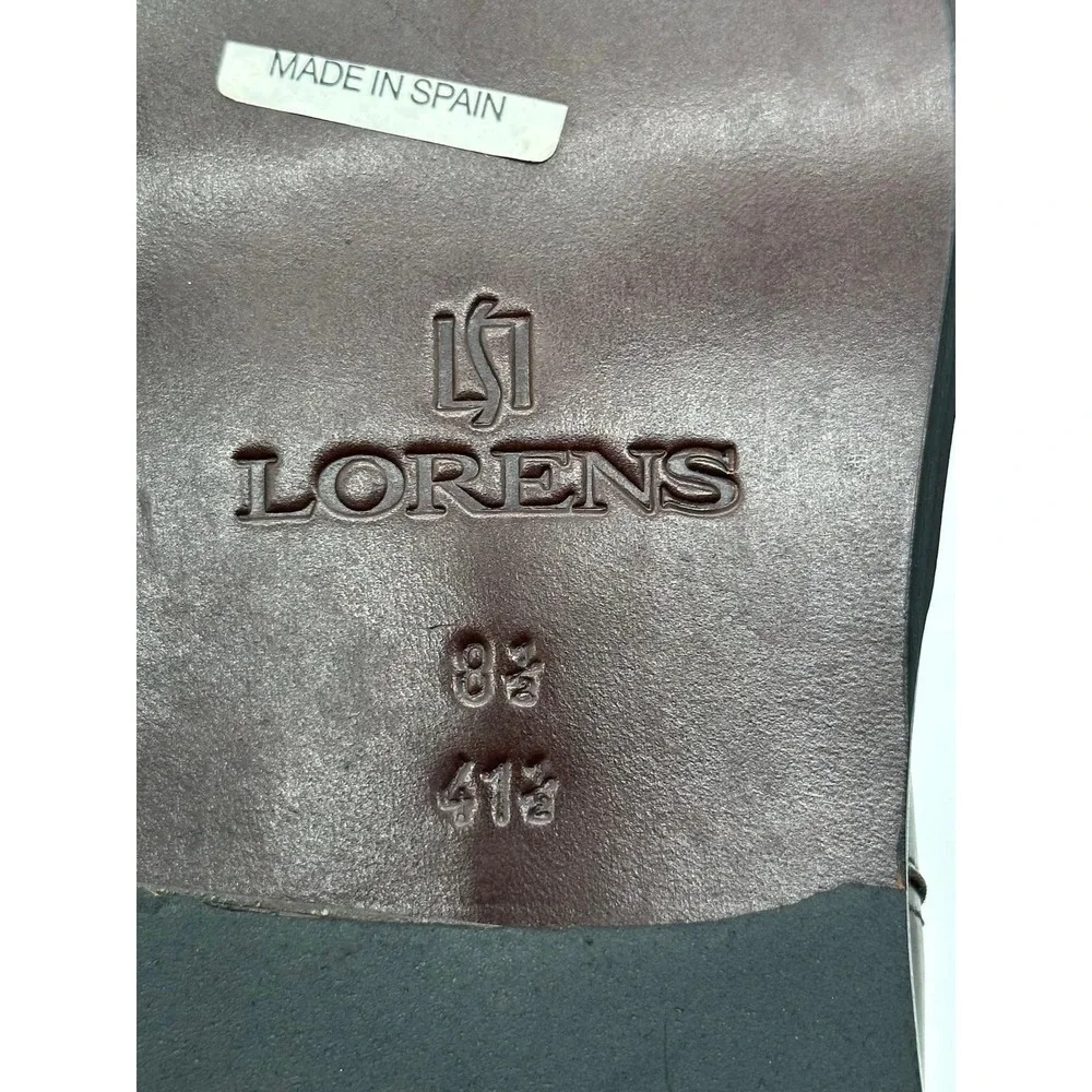 Lorens Brown‎ Leather Chelsea Boots  EU 41 US 8.5 Made In Spain